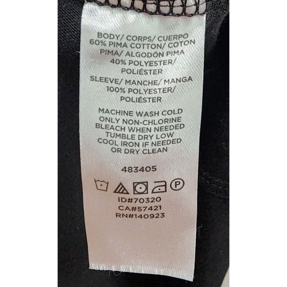 Loft Women's Blouse Top Short Sheer Sleeves Clipdot Black Size XXS Pima Cotton - Picture 6 of 7